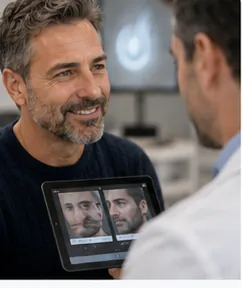 Consulta de Barba — quadro ilustrativo de soluções