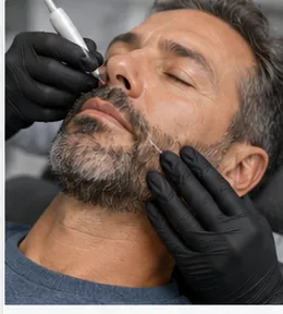Transplante de Barba FUE — quadro ilustrativo de soluções