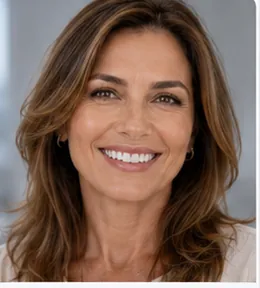 Sorriso Natural Feminino — quadro ilustrativo de soluções